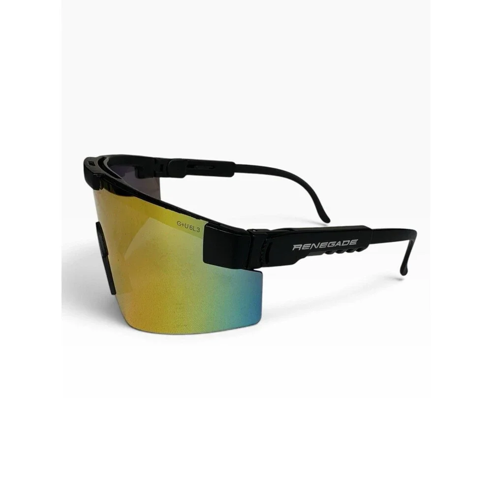 Pit Viper The Renegade Sunglasses Z87+ Polarized Shield Wrap Around Sports